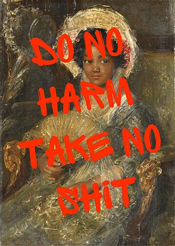 do No Harm Quote Art Print