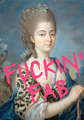 Fuckin Fab Portrait Art Print