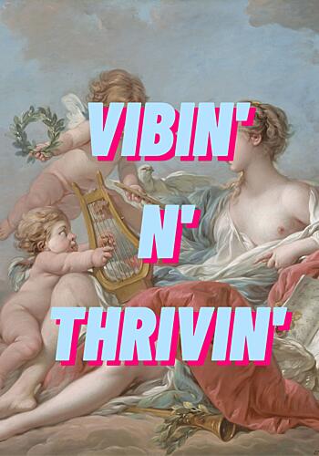 Classical Painting Vibin Thrivin Classique reproduction