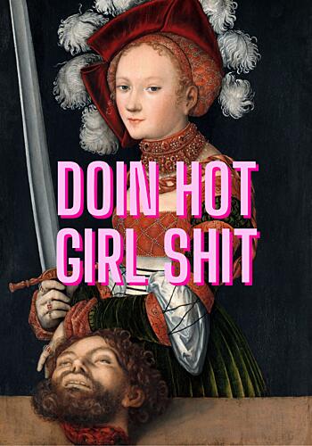 Hot Girl Warrior Art Print