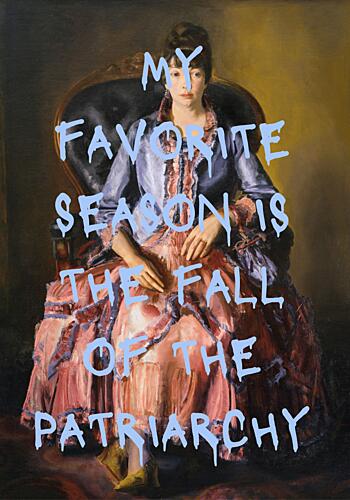 Feminist Graffiti Woman Art Print