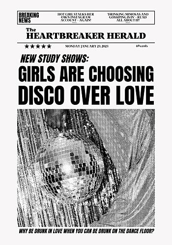 Disco over Love Art Print