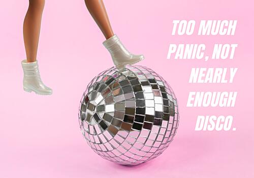 Too Much Disco Fun Art Print