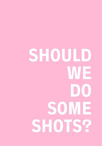 Pink Party Quote Art Print