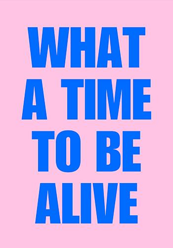 What a Time Alive Art Print