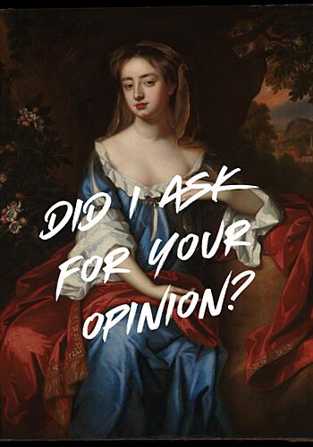 Elegant Opinion Woman Art Print