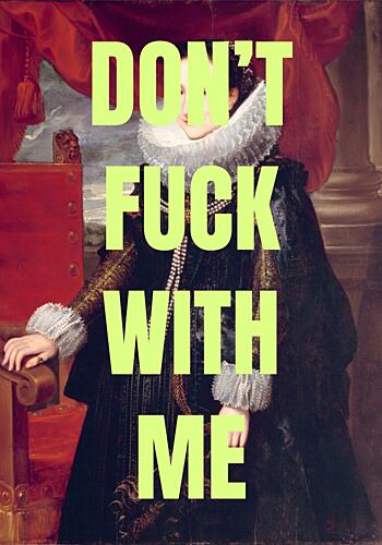 Defiant Queenly Portrait Art Print