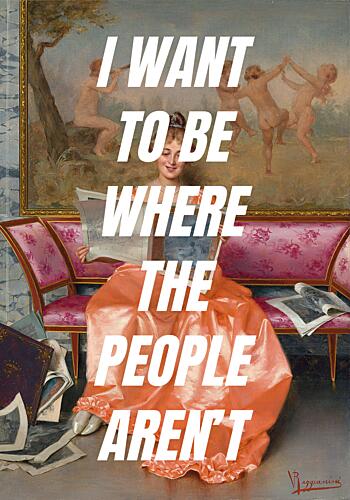 Where People Arent Art Print