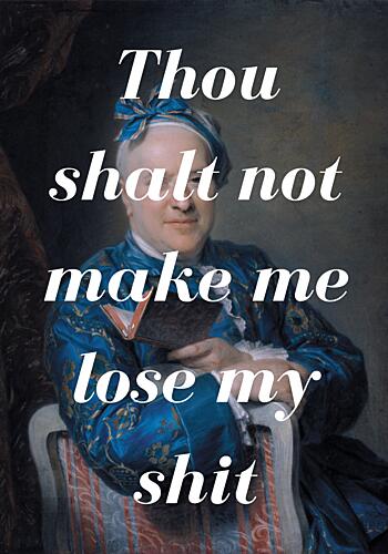 Sarcastic Gentleman Portrait Art Print