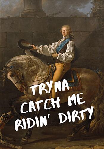 Ridin Dirty Horseman Art Print