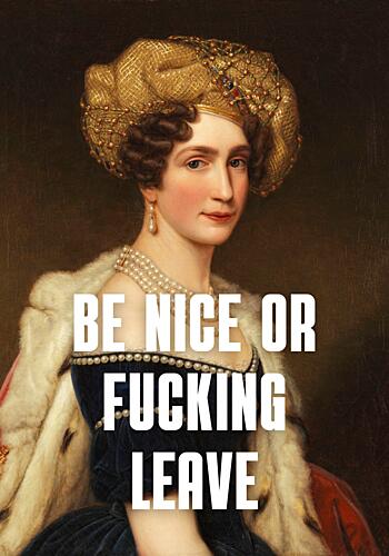 Sassy Classical Woman Classique reproduction