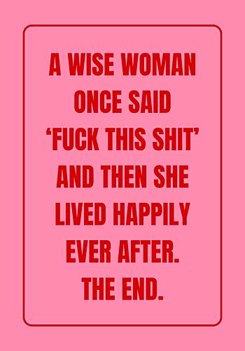 A Wise Woman Art Print