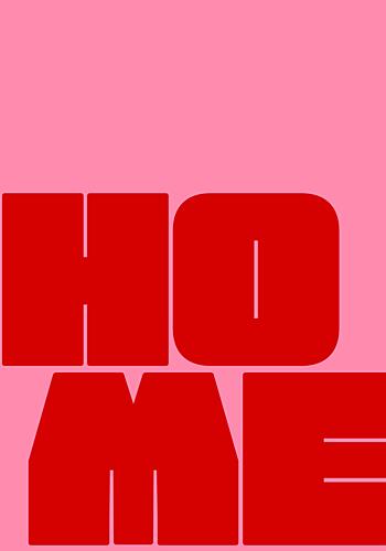 Bold Home Message Art Print