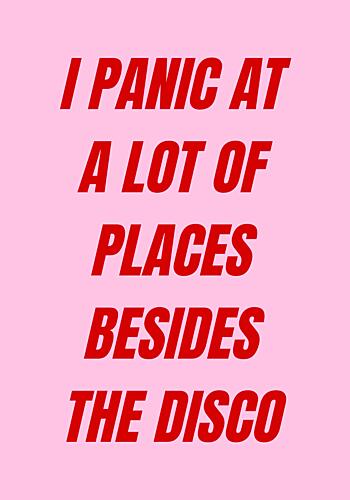 Panic Beyond the Disco Art Print