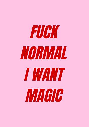 Pink Magic Statement Art Print