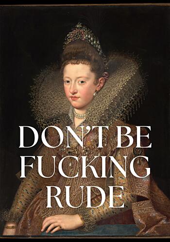 Sassy Royal Portrait Effronté reproduction