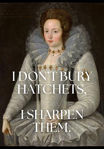 Regal Woman Quote Art Print