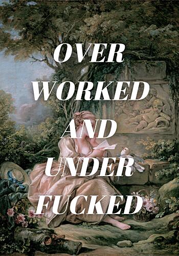 Rococo Humor Reading Art Print
