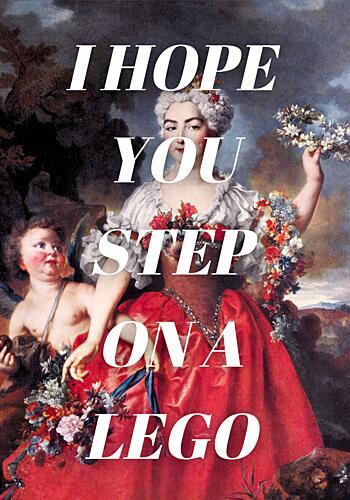 Step on a Lego Art Print