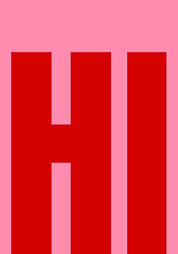 Bold Red Hi Art Print