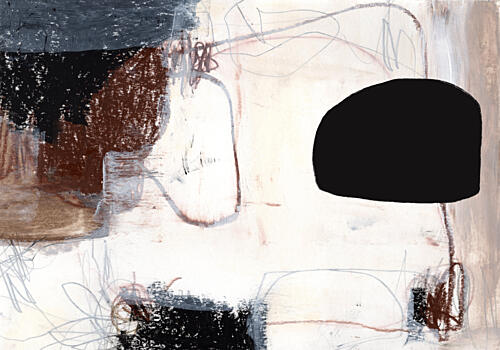 Modern Abstract Shapes Moderne reproduction