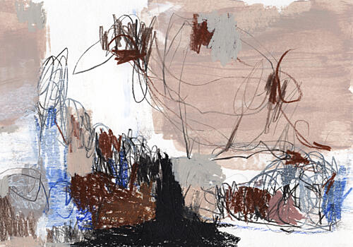 Dynamic Abstract Strokes Art Print by uplusmestudio
