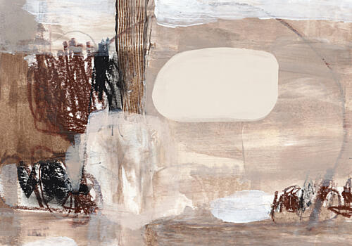 Earthy Abstract Texture Art Print by uplusmestudio