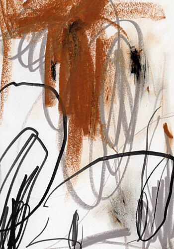 Modern Abstract Gestures Moderne reproduction