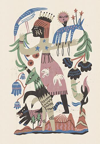 Mythical Nature Queen Montagne reproduction
