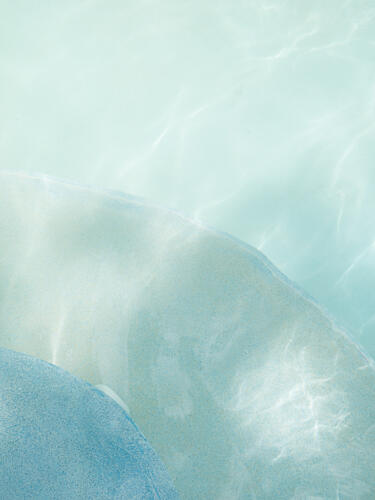 Underwater Aqua Glow Art Print