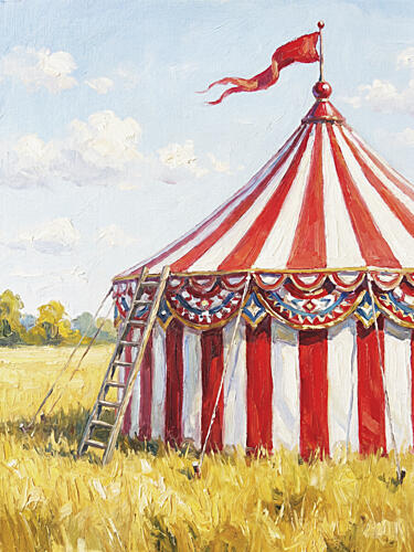 The Circus Tent Art Print
