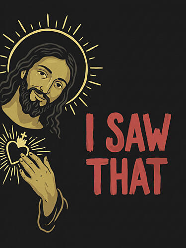 Jesus Saw That Art Print