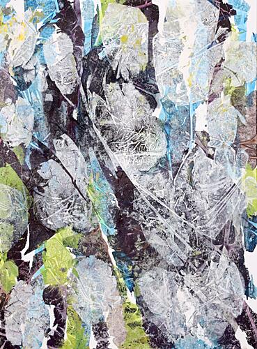 Dynamic Abstract Layers Art Print by Poovi Art