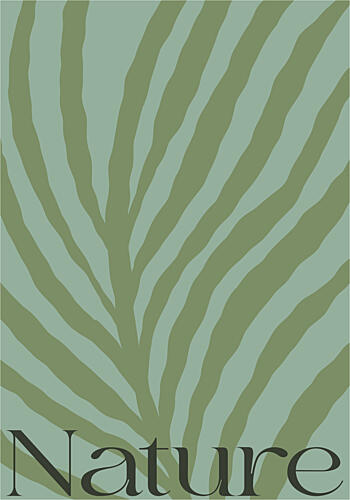 Tropical Leaf Pattern Art Print