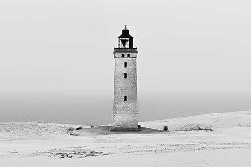 Solitary Lighthouse Coast Art Print by Theodor Gerhamn
