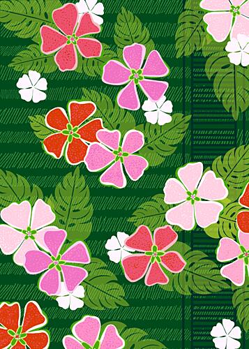 Vibrant Floral Pattern Art Print