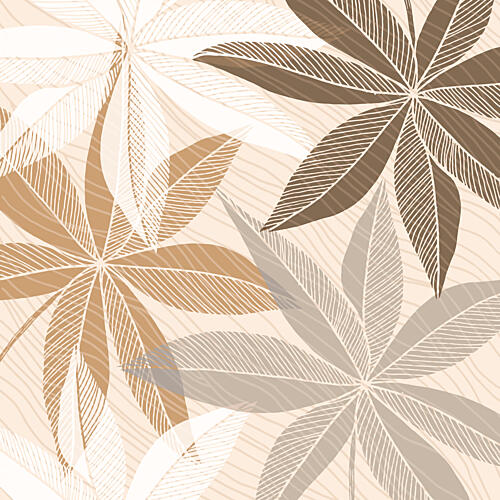 Earthy Botanical Layers Art Print