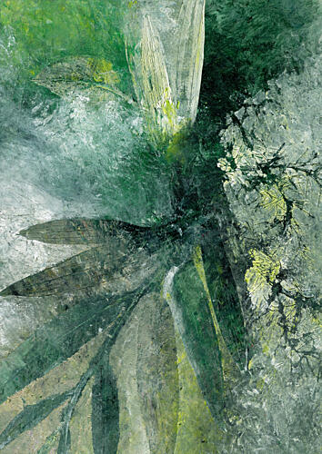Verdant Nature Abstract Art abstrait reproduction