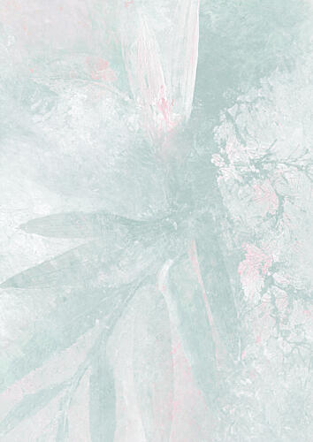 Ethereal Pastel Bloom Art abstrait reproduction