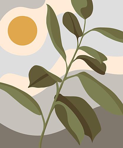 Modern Botanical Light Moderne reproduction