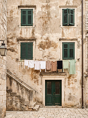Laundry Day European Charm Art Print