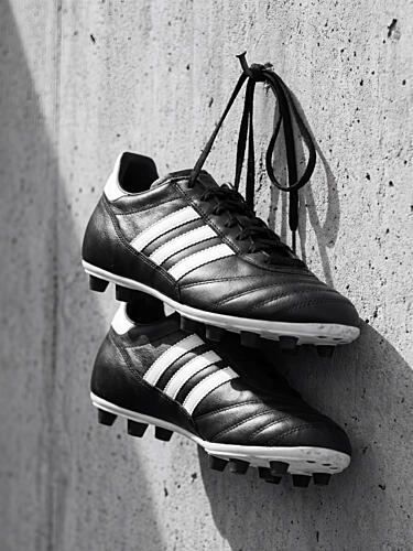 Hanging Soccer Cleats Art Print
