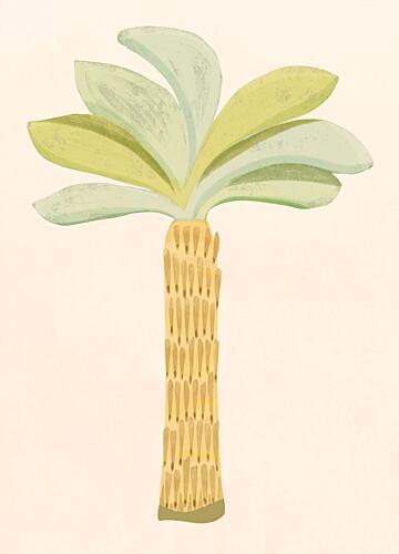 Tropical Palm Tree Art Print