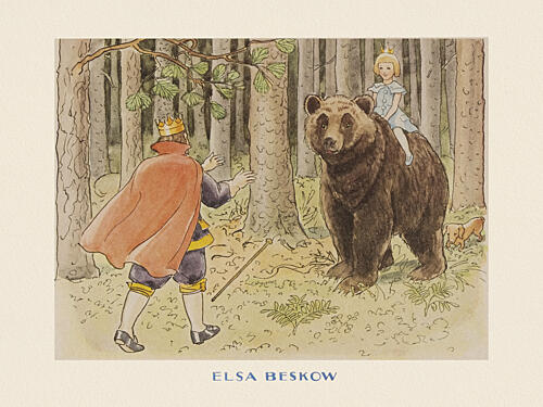 Sessalatts Aventyr 1938 Bjornen Art Print by Elsa Beskow