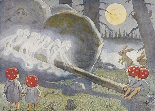 Alvorna Art Print by Elsa Beskow