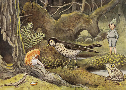 Solagget Tararna Aquarelle reproduction