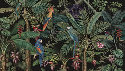 Exotic Jungle Wildlife Art Print