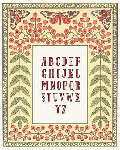 Abc 0018 Art Print by Wild Violets