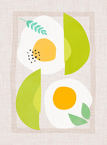 Modern Breakfast Abstract Moderne reproduction