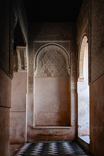 Moorish Palace Interior Art Print by Aimee Giles